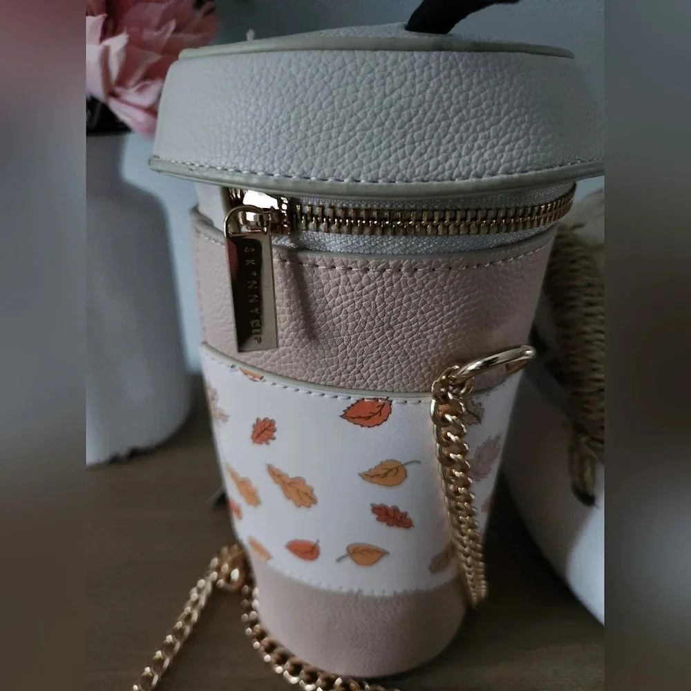 SkinnyDip Pumpkin Spice Latte Crossbody Purse - Picture 6 of 8